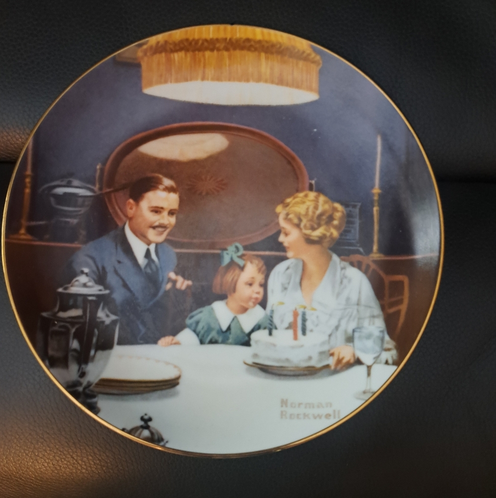 Norman Rockwell Vintage Plate